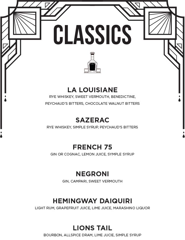 Classic Menu